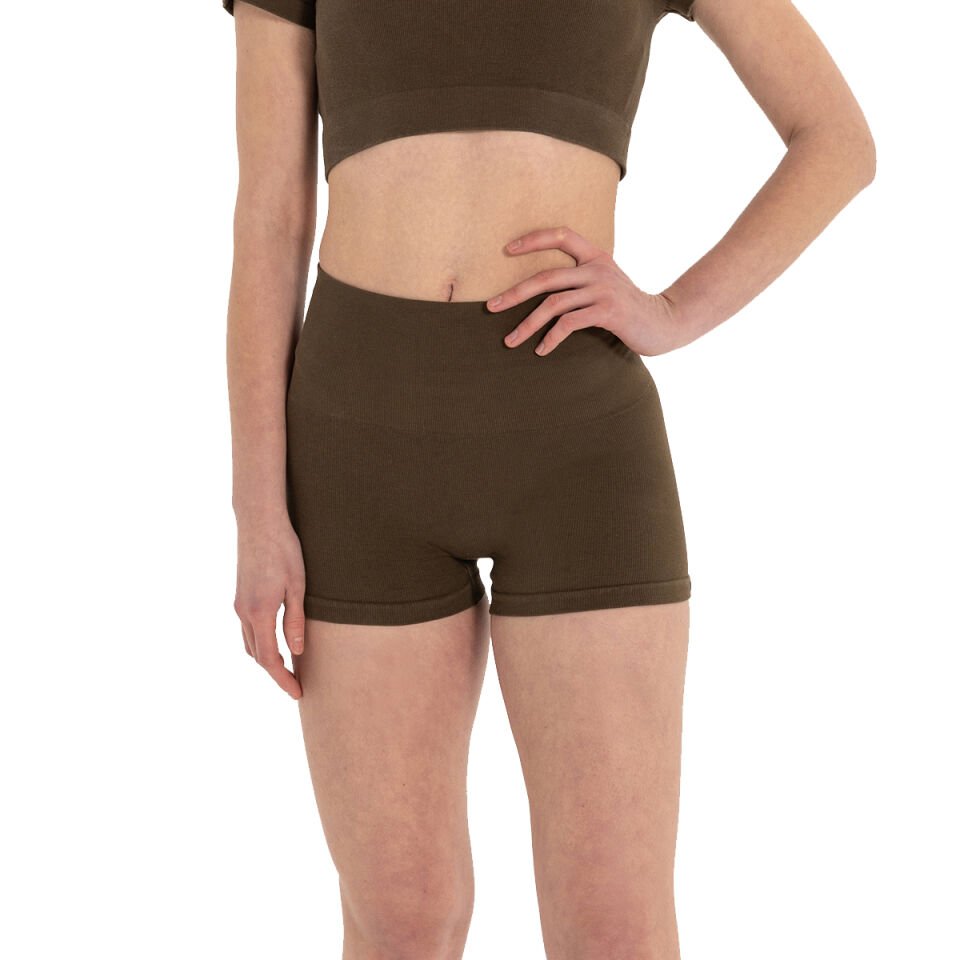Seamless Cotton Yoga Shorts