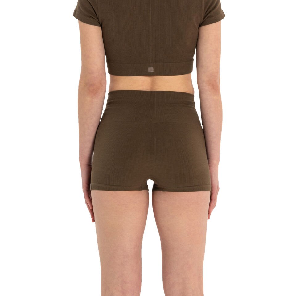 Seamless Cotton Yoga Shorts