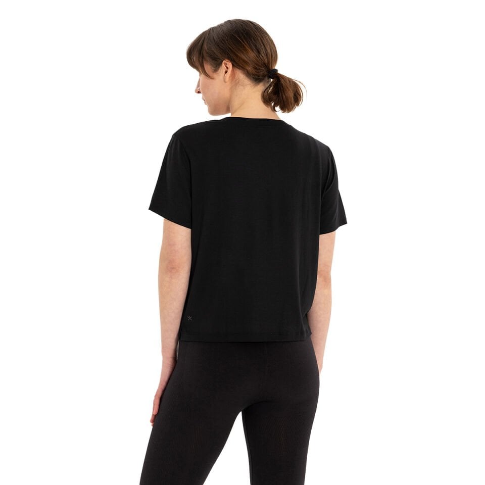 Modal Crew Neck Basic Yoga T-Shirt