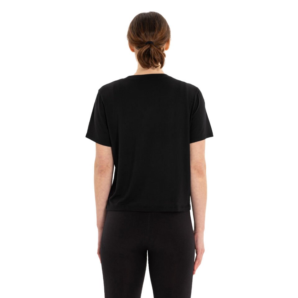 Modal Crew Neck Basic Yoga T-Shirt