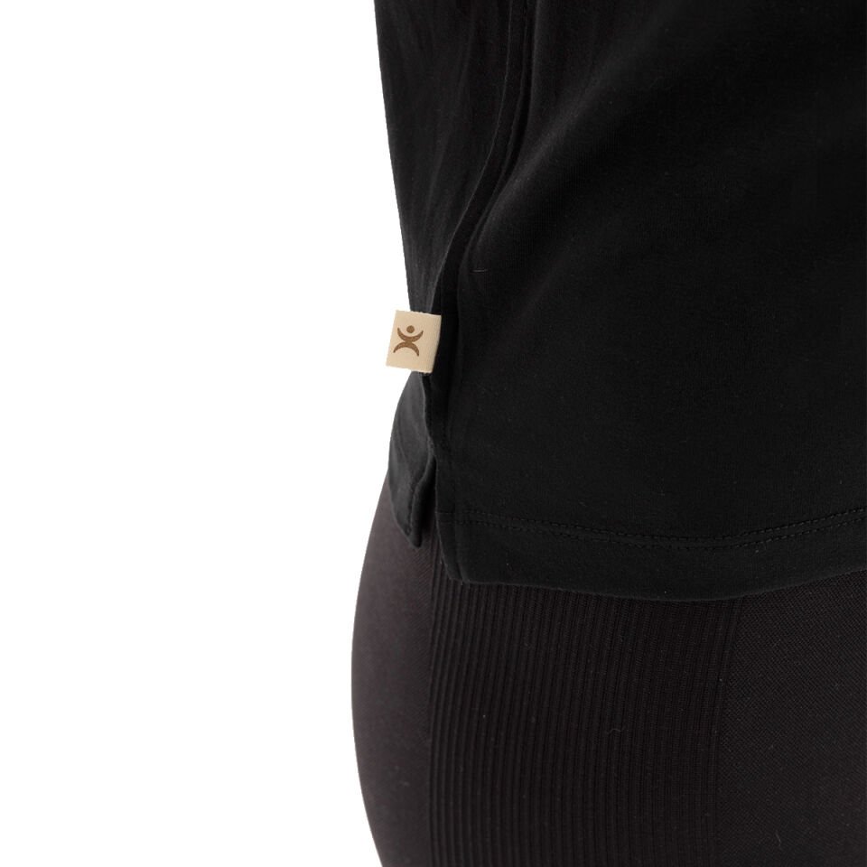 Inguz Modal Bisiklet Yaka Basic Yoga T-Shirt