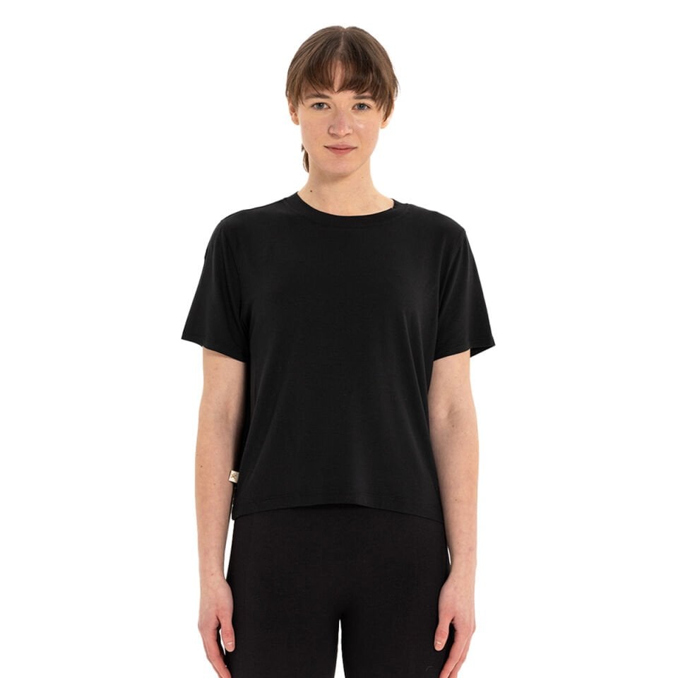 Modal Crew Neck Basic Yoga T-Shirt
