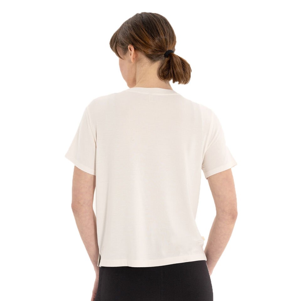 Modal Bisiklet Yaka Basic Yoga T-Shirt