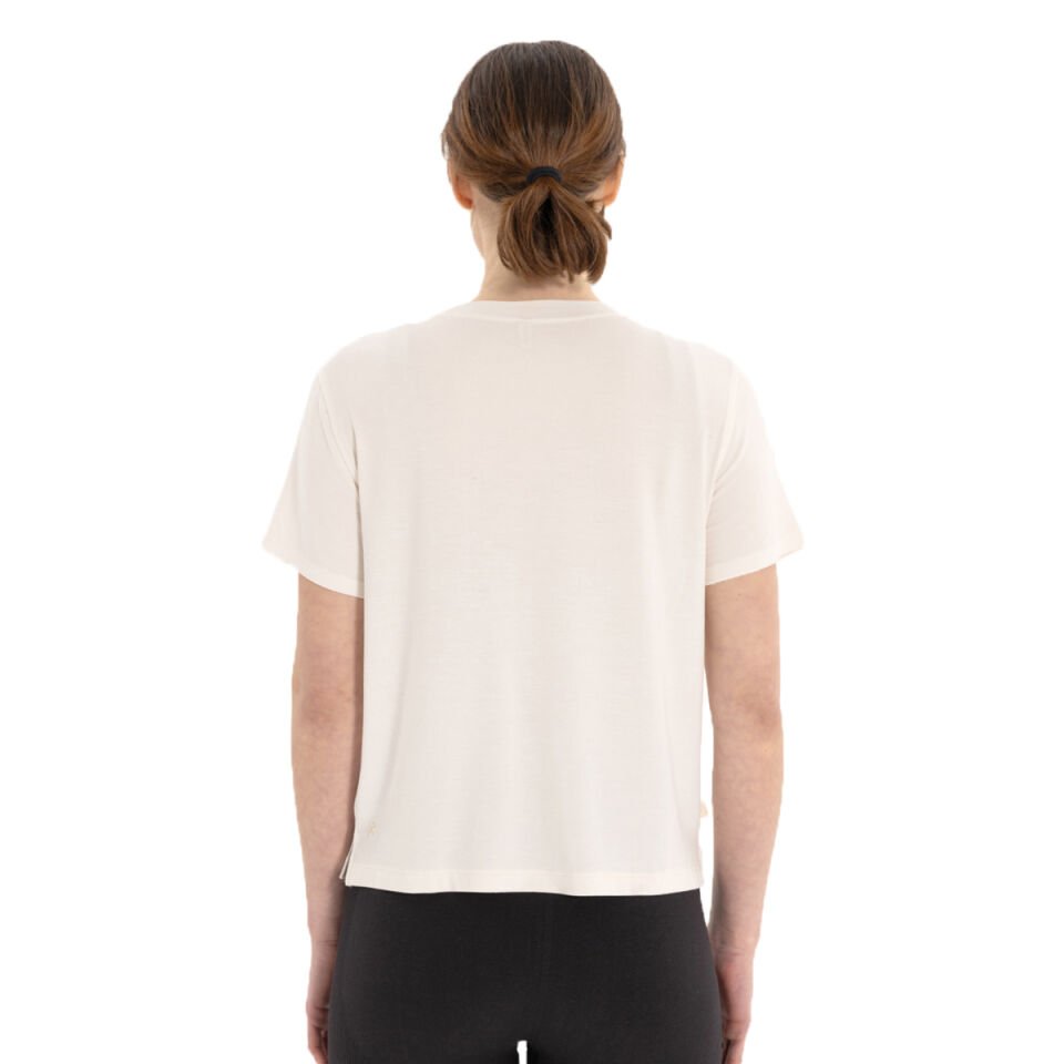 Modal Bisiklet Yaka Basic Yoga T-Shirt