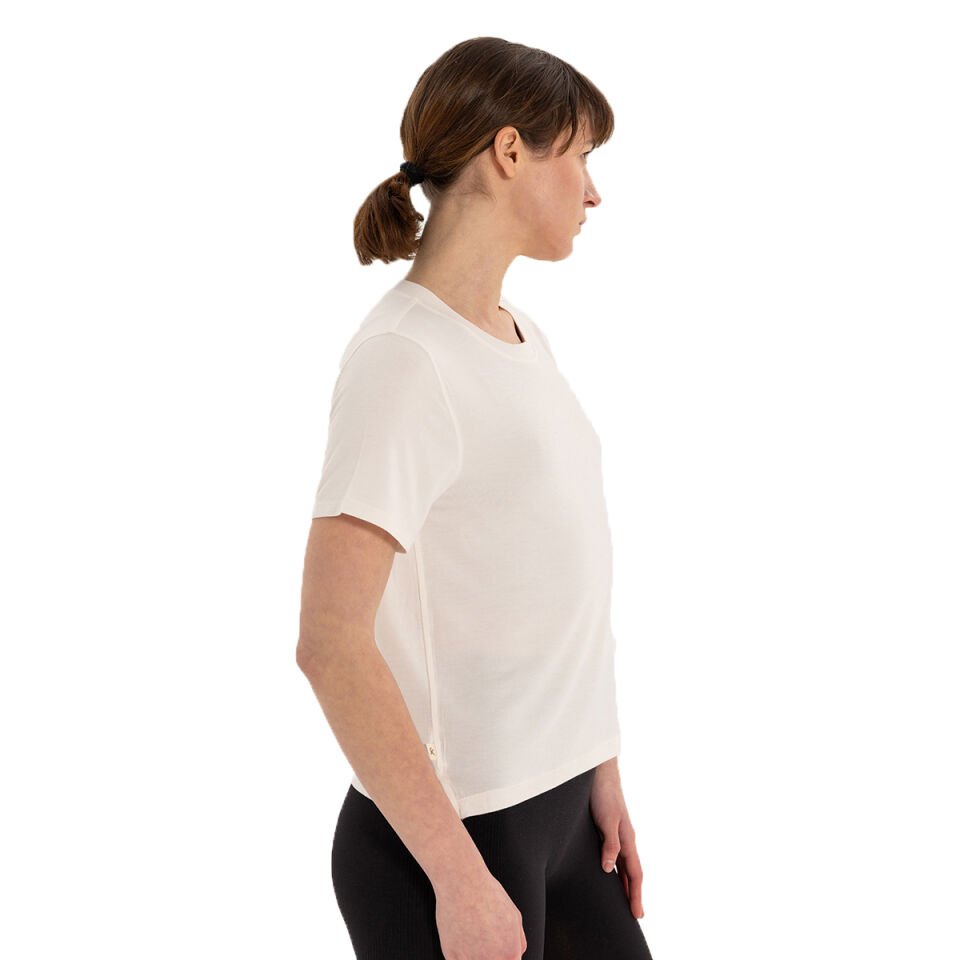 Modal Bisiklet Yaka Basic Yoga T-Shirt