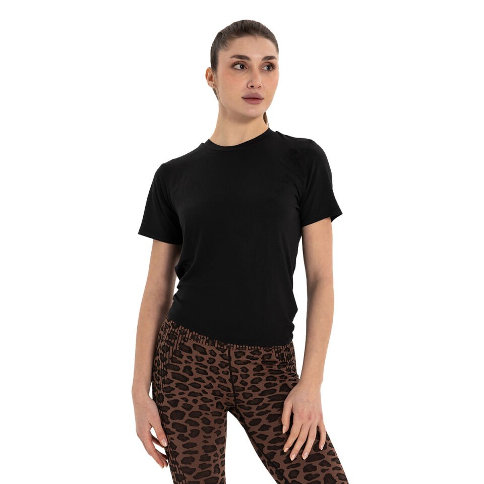 Modal Yoga T-Shirt with Back Tie