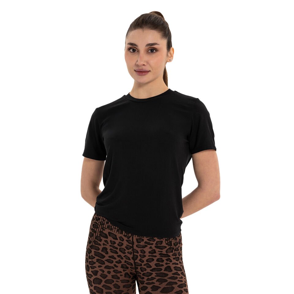 Modal Yoga T-Shirt with Back Tie