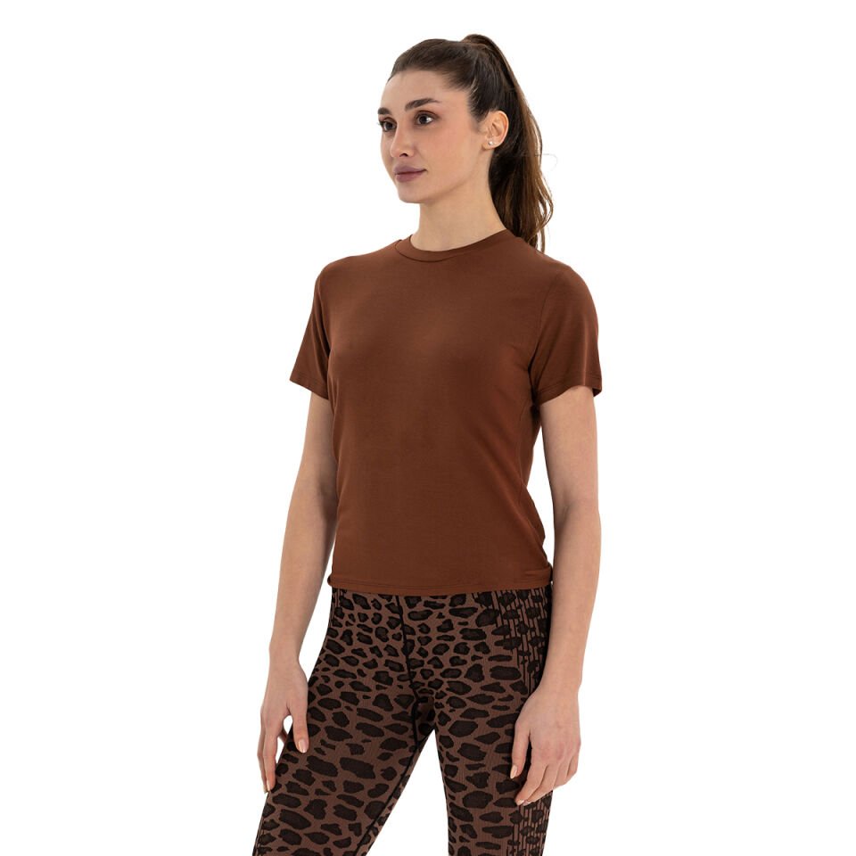 Modal Yoga T-Shirt with Back Tie