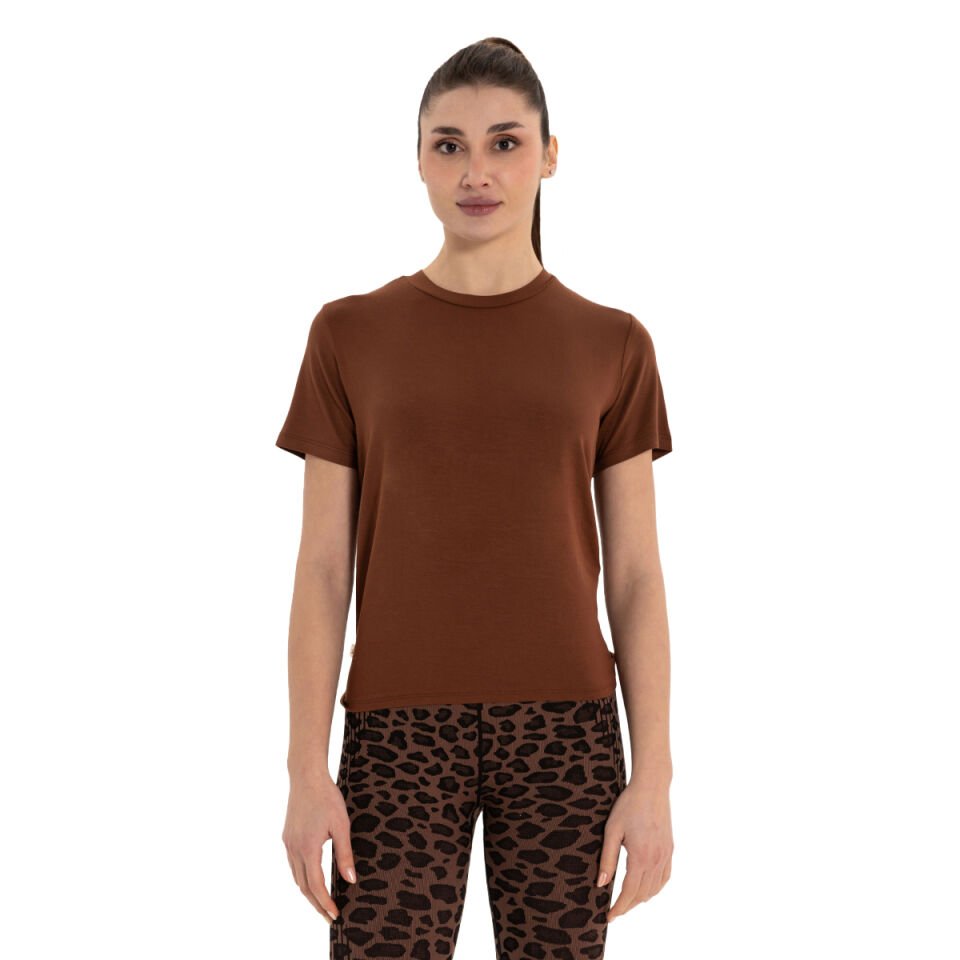 Modal Yoga T-Shirt with Back Tie