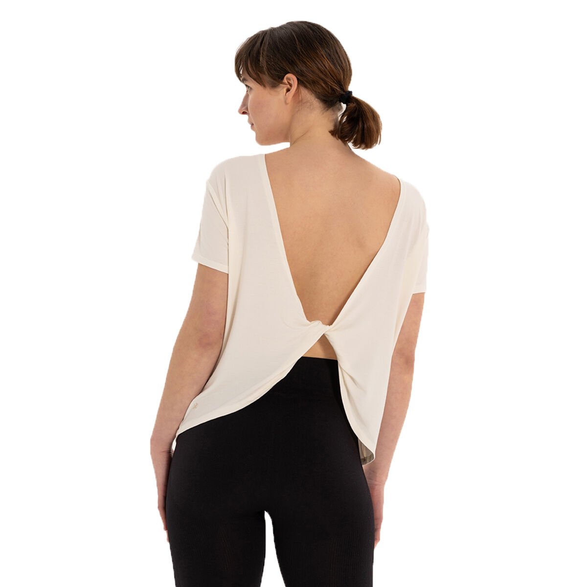 Inguz Sırt Detay Modal Yoga T-Shirt