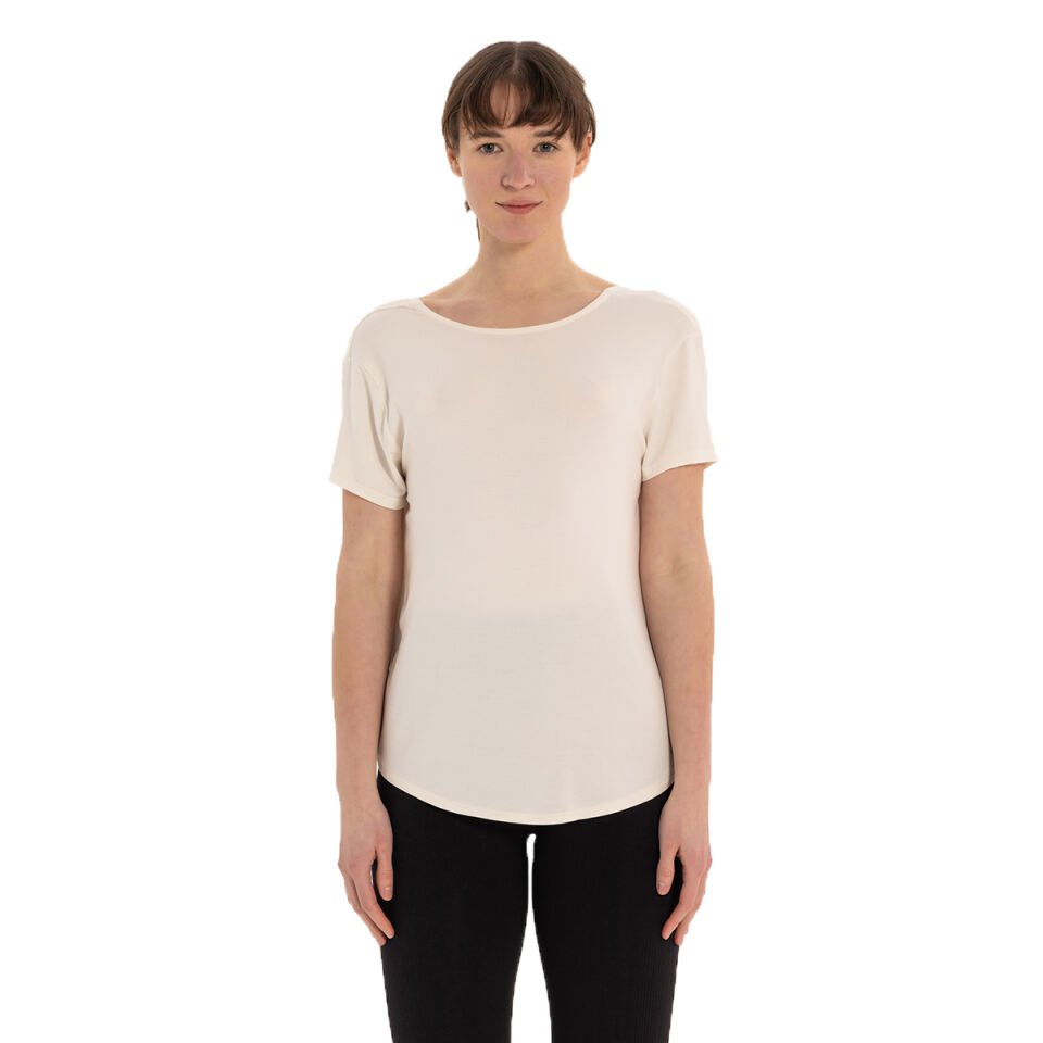 Inguz Sırt Detay Modal Yoga T-Shirt