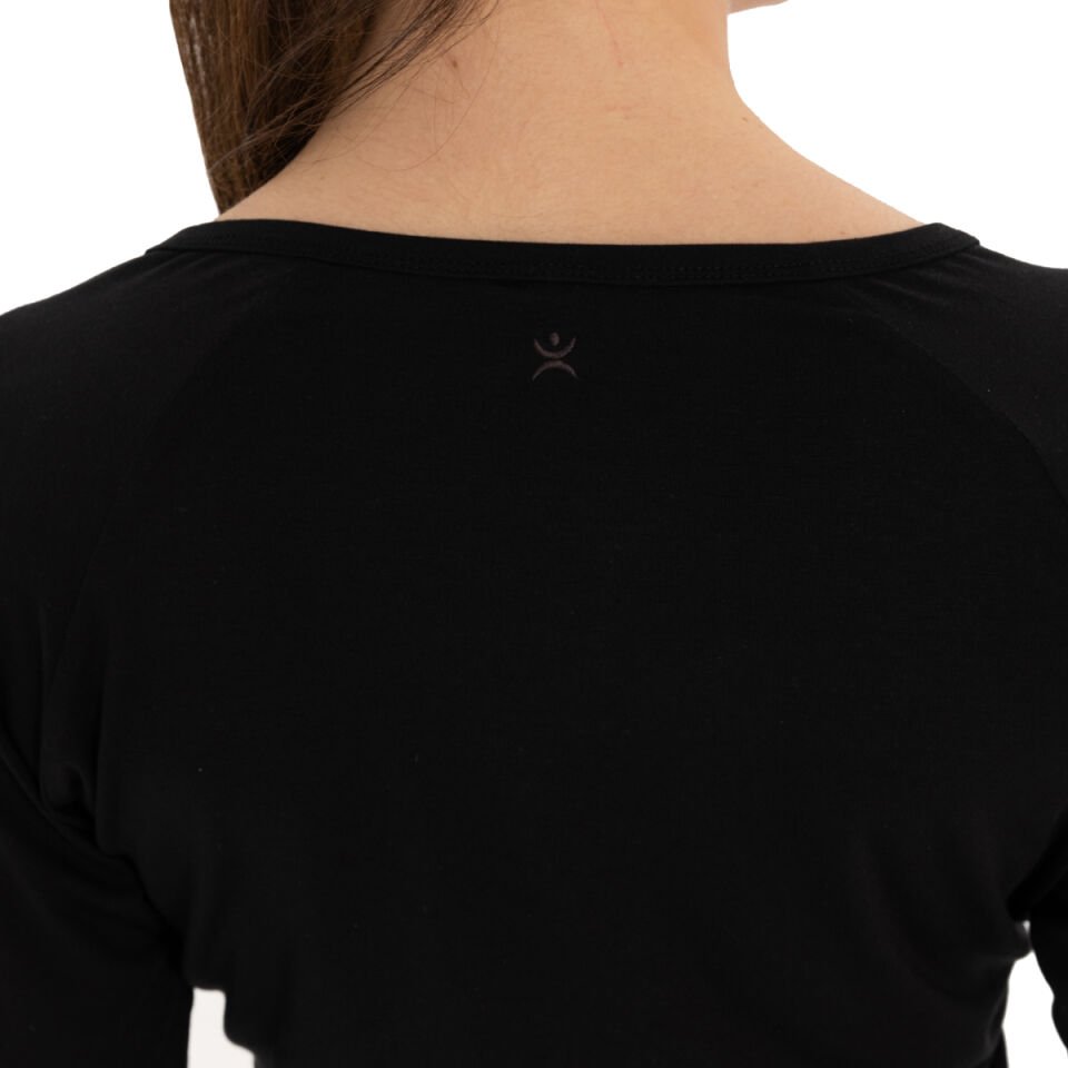Wrap-Tie Modal Blouse
