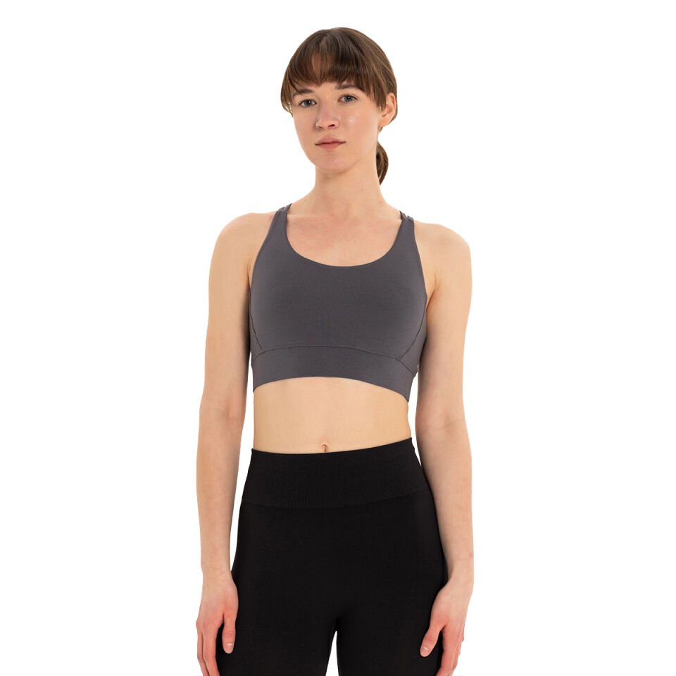 Double Strap Cross Back Yoga Bustier