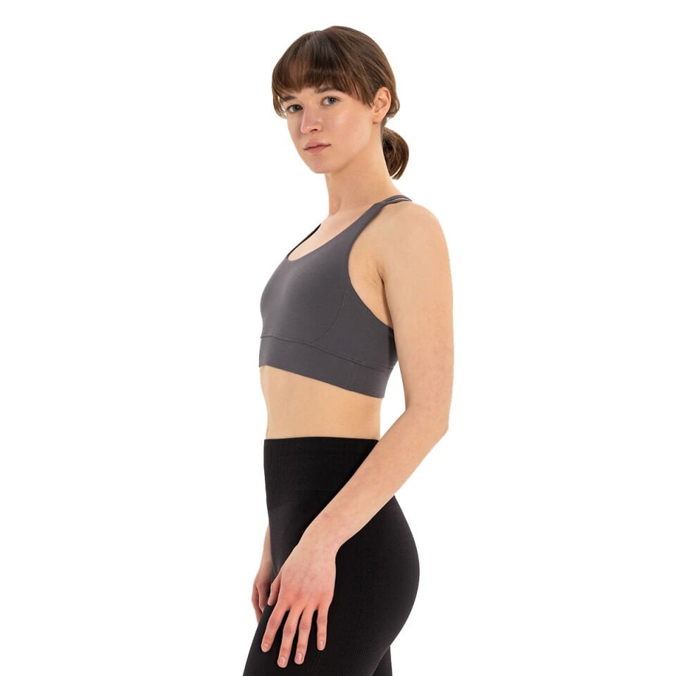 Double Strap Cross Back Yoga Bustier