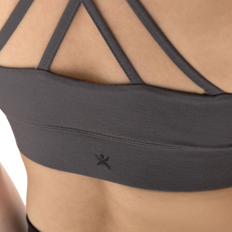 Double Strap Cross Back Yoga Bustier