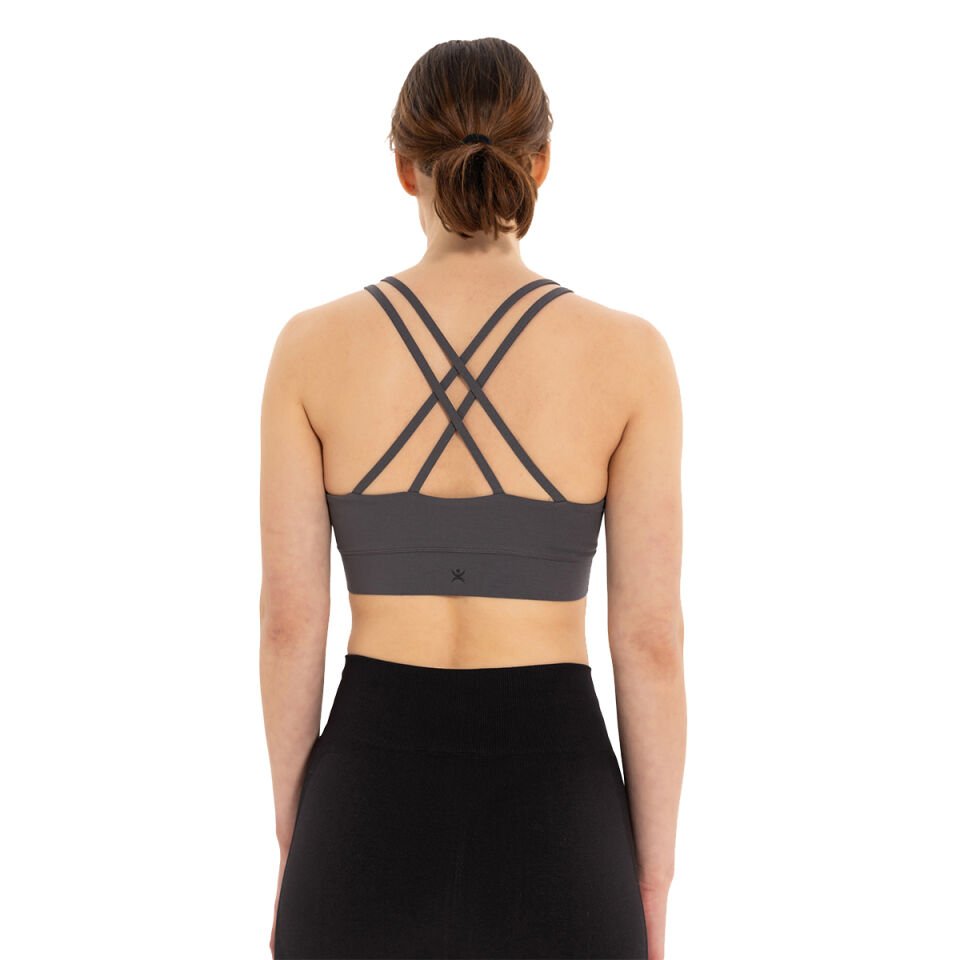 Double Strap Cross Back Yoga Bustier