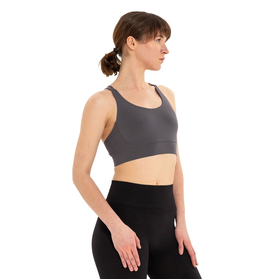 Inguz Çift Askılı Sırtı Çapraz Yoga Büstiyer