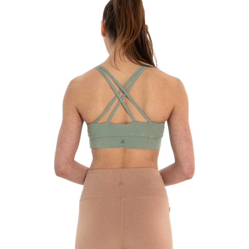Çift Askılı Sırtı Çapraz Yoga Büstiyer