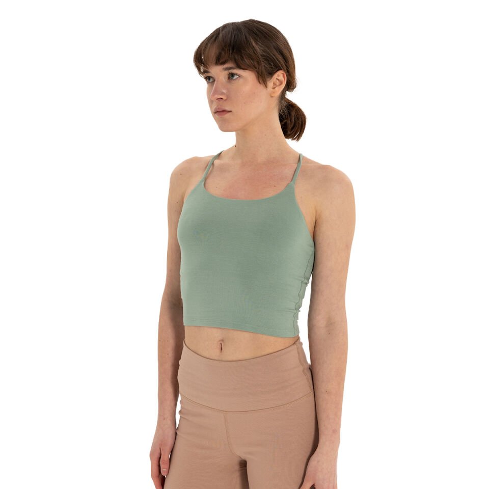 Back Detail Thin Strap T-Shirt