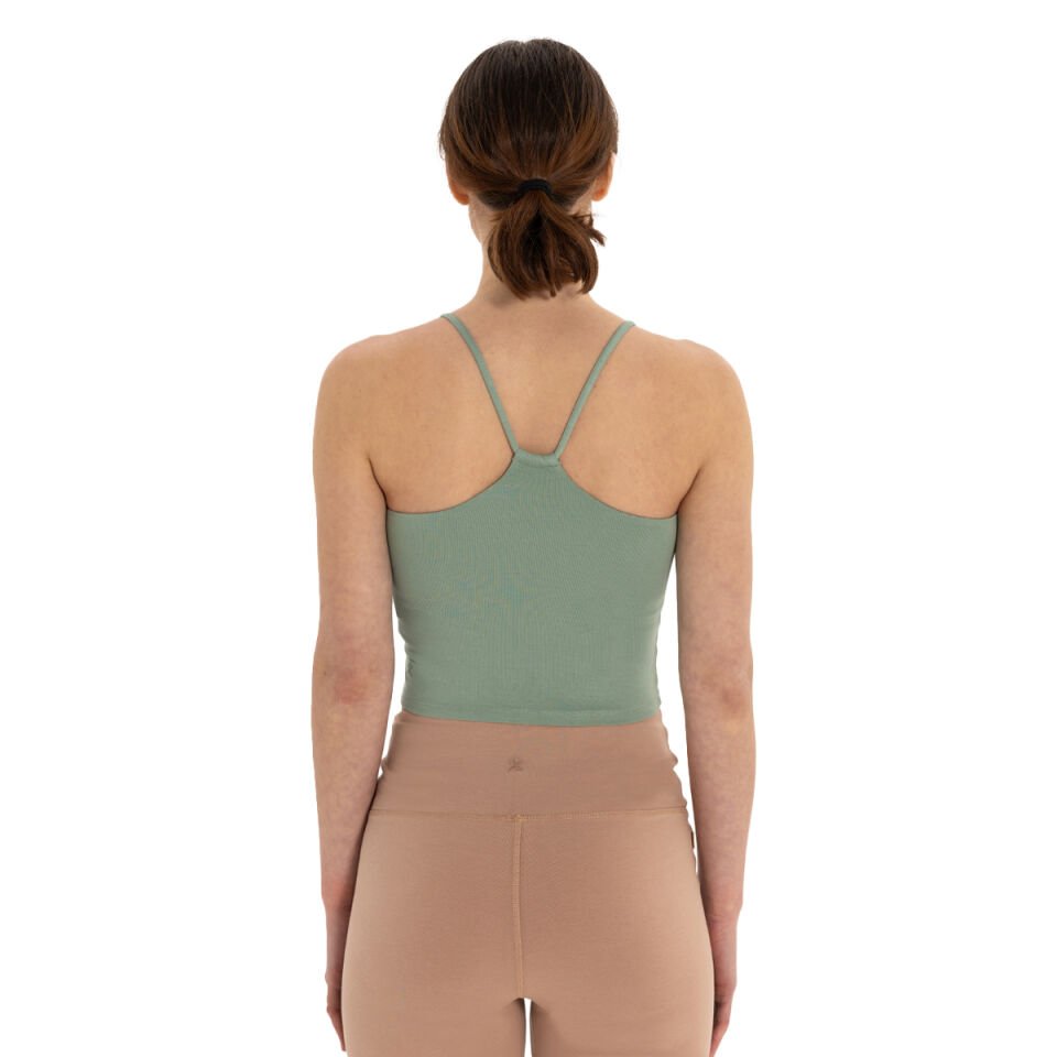 Back Detail Thin Strap T-Shirt