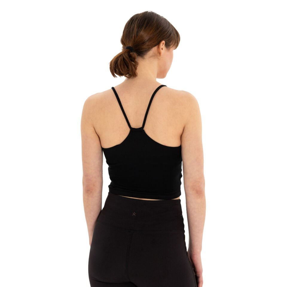 Back Detail Thin Strap T-Shirt