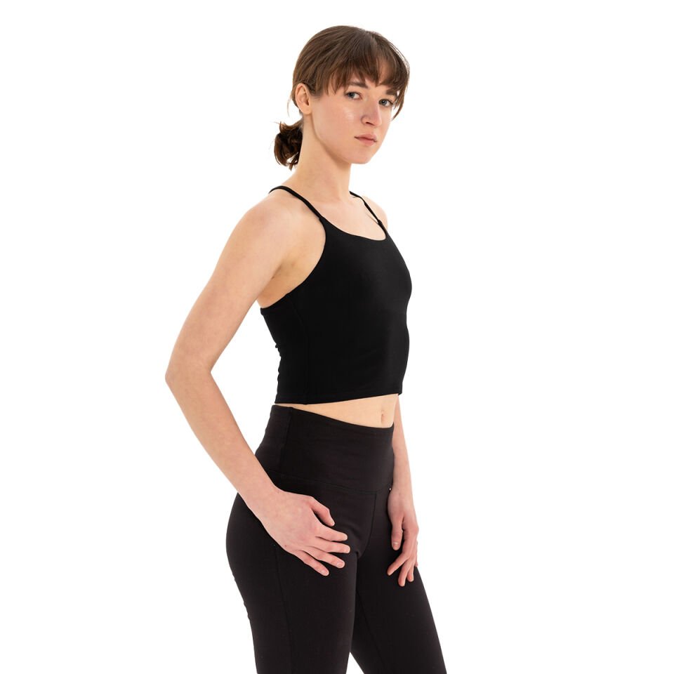 Back Detail Thin Strap T-Shirt