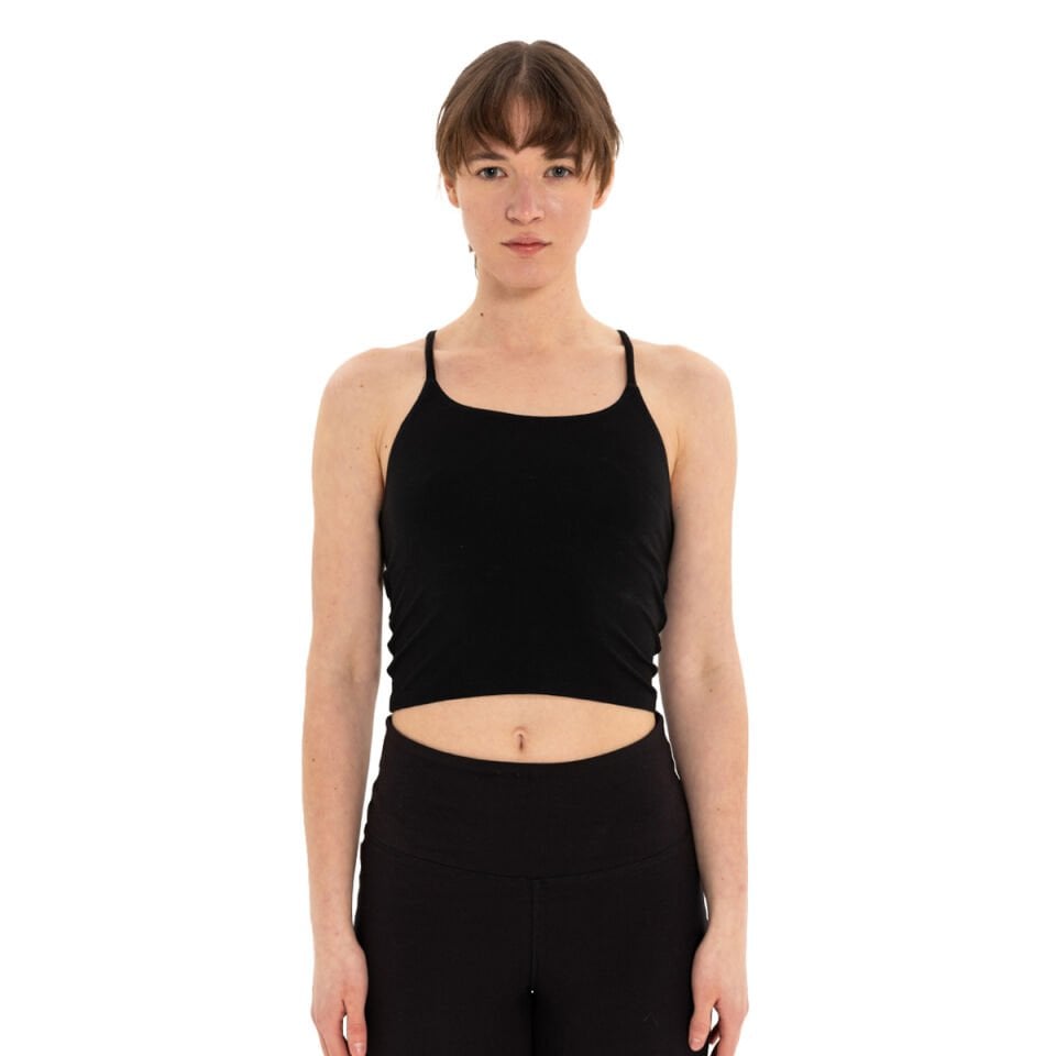 Back Detail Thin Strap T-Shirt