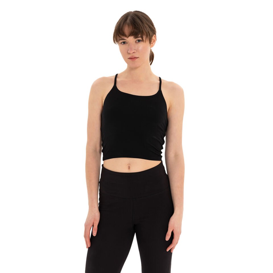 Back Detail Thin Strap T-Shirt