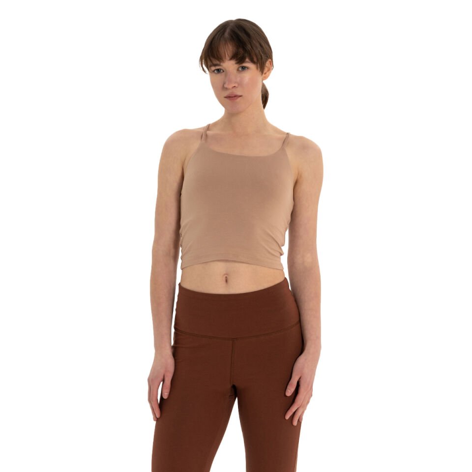 Back Detail Thin Strap T-Shirt