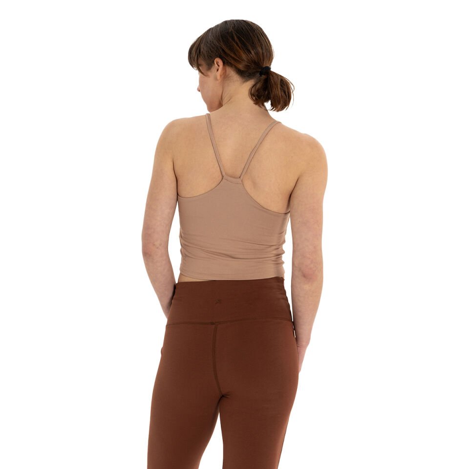 Back Detail Thin Strap T-Shirt