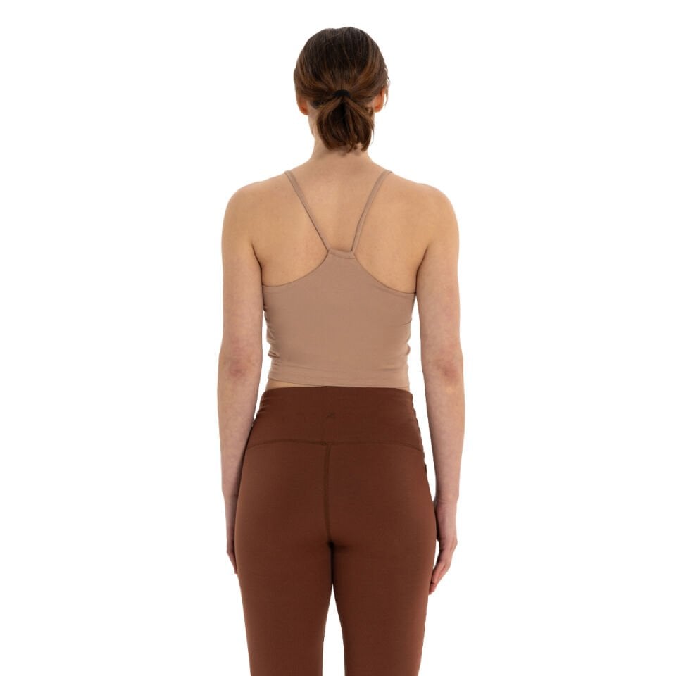 Back Detail Thin Strap T-Shirt