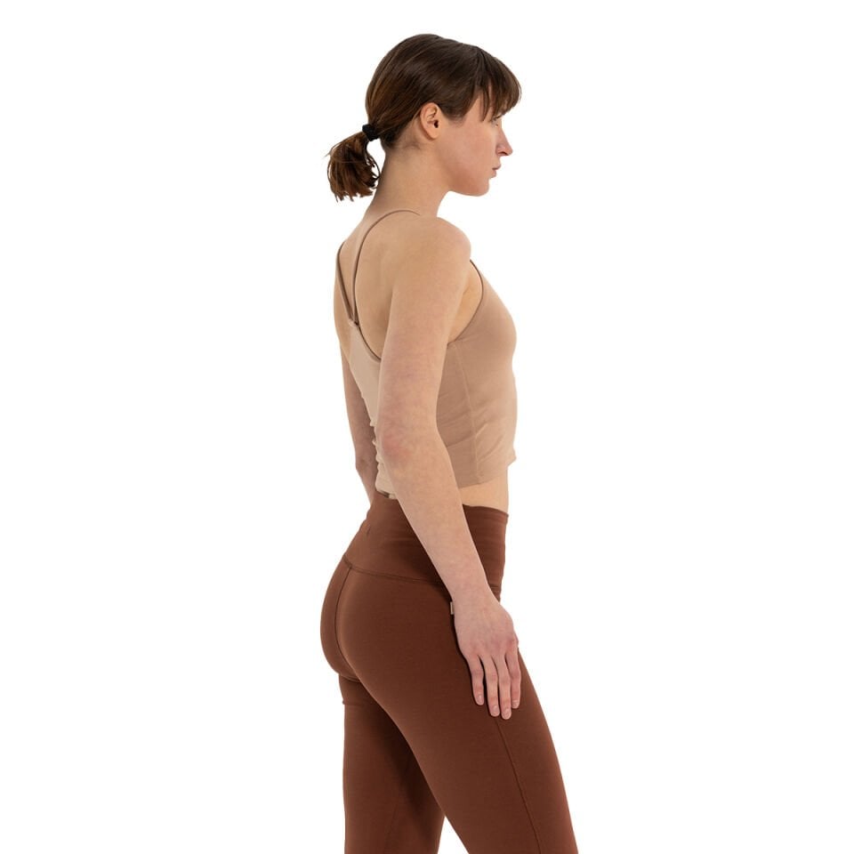 Back Detail Thin Strap T-Shirt