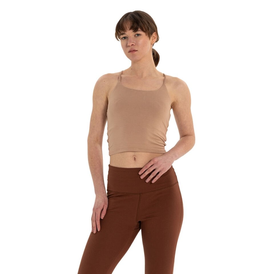 Back Detail Thin Strap T-Shirt