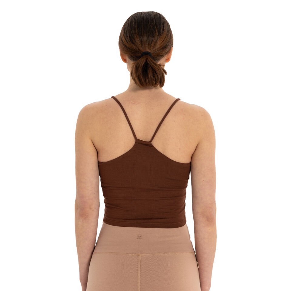 Back Detail Thin Strap T-Shirt