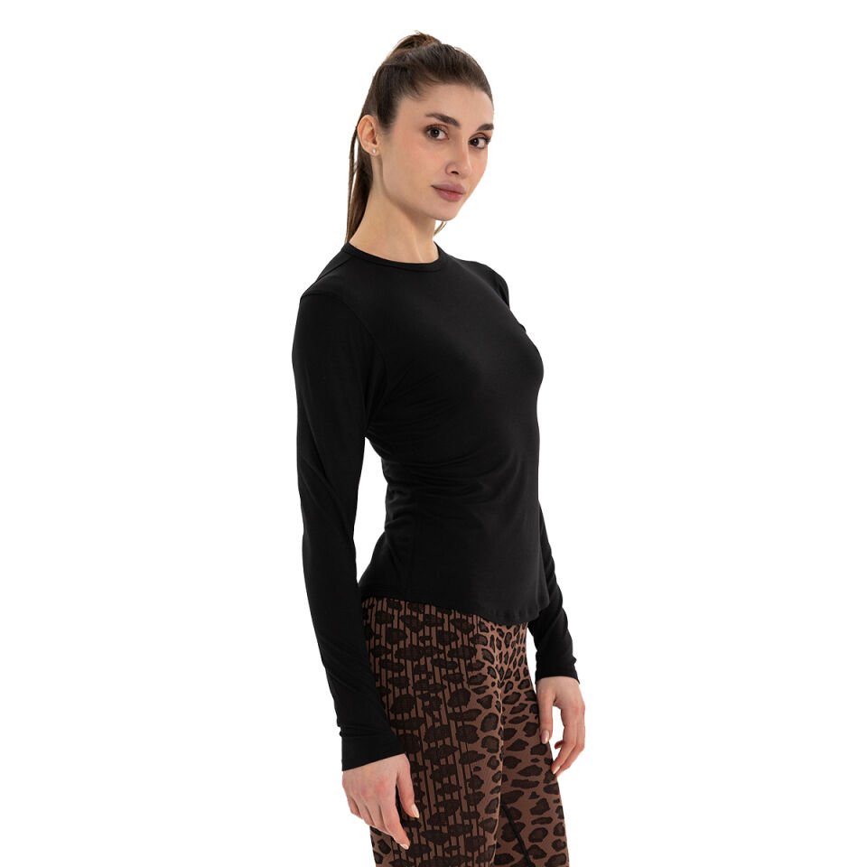 Long Sleeve Basic Modal Yoga T-Shirt