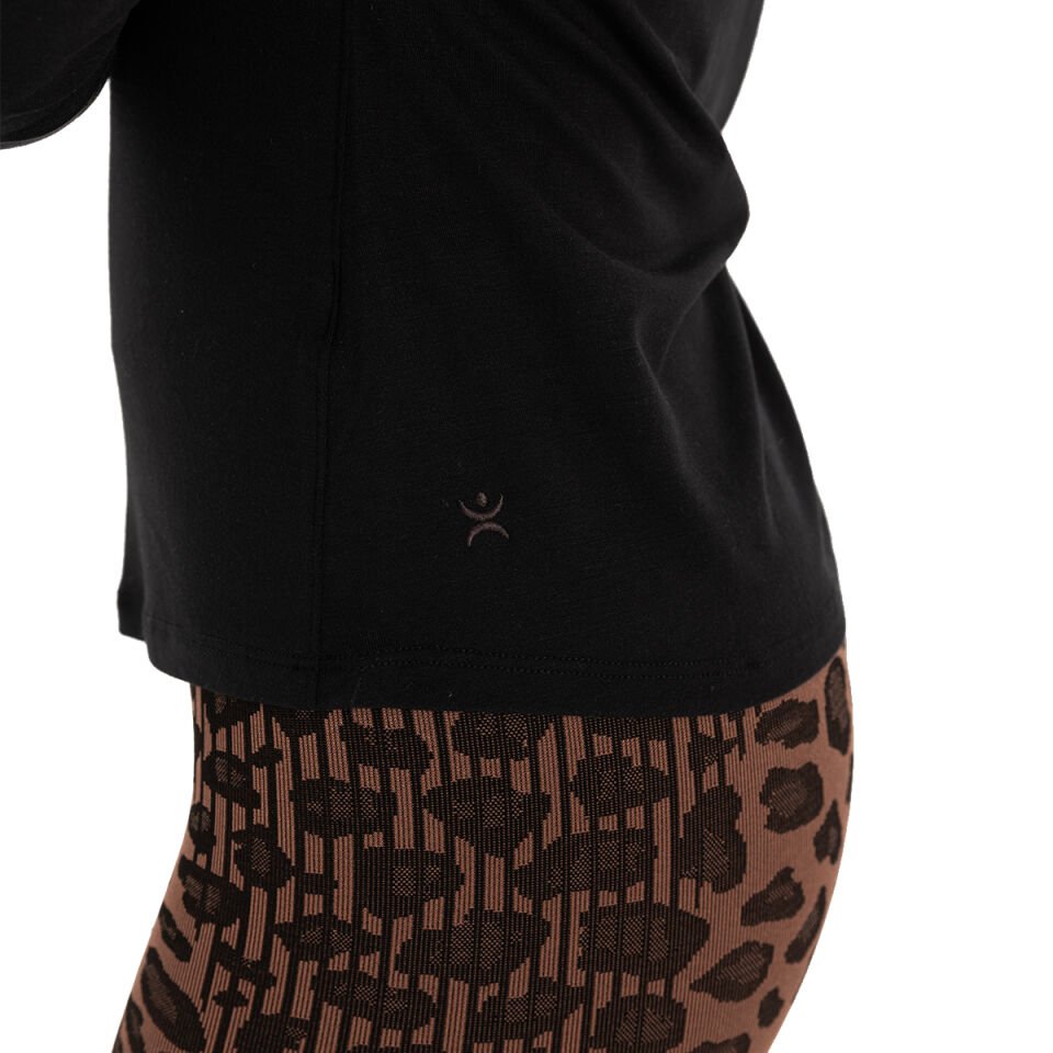 Inguz Uzun Kollu Basic Modal Yoga T-Shirt