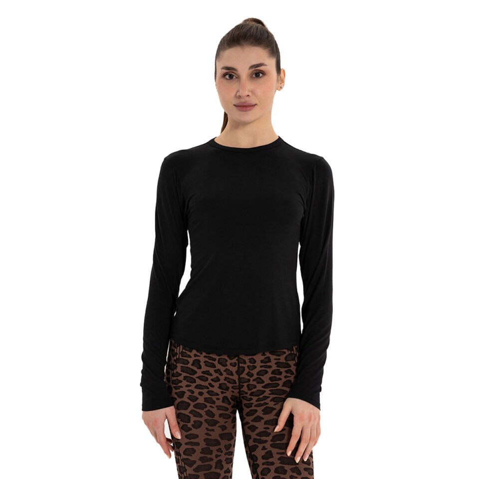 Long Sleeve Basic Modal Yoga T-Shirt