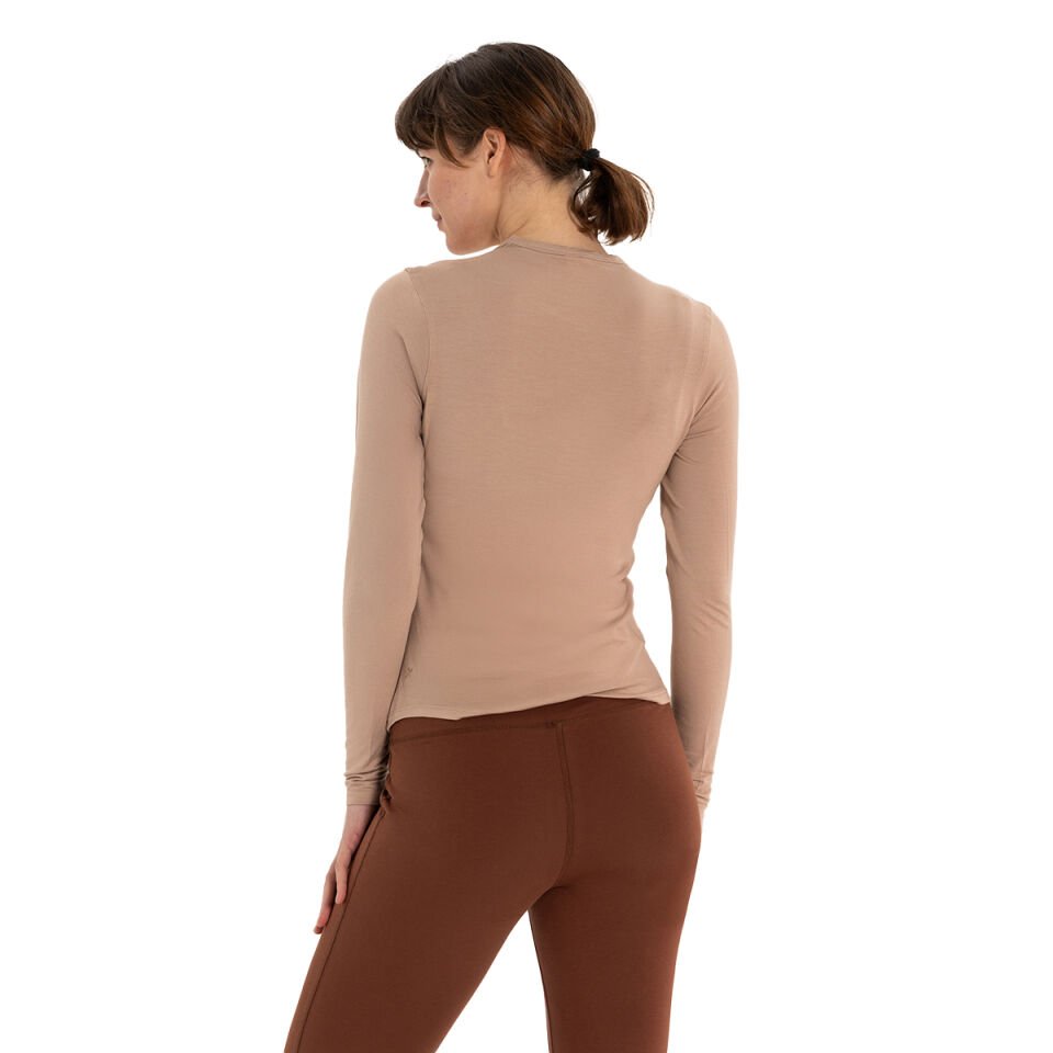Long Sleeve Basic Modal Yoga T-Shirt