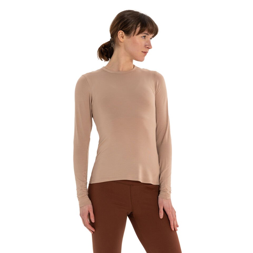 Inguz Uzun Kollu Basic Modal Yoga T-Shirt