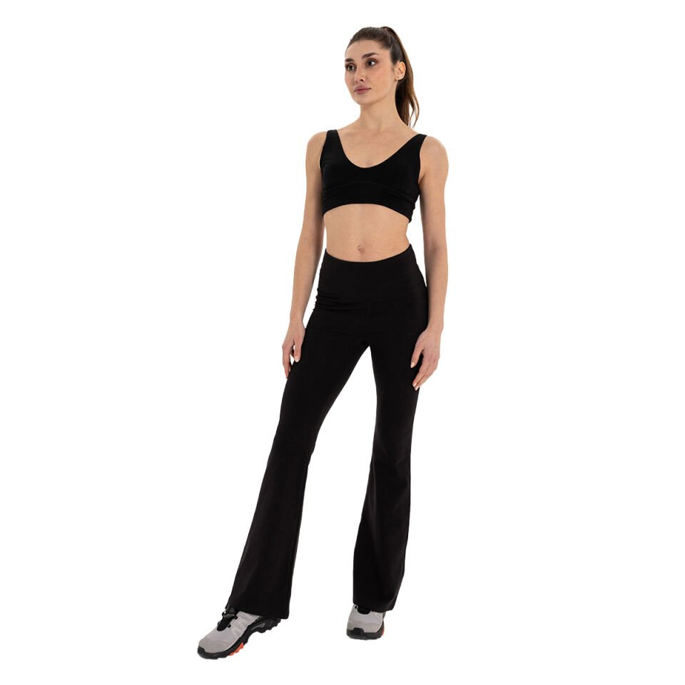 Roll Up Flare Yoga Pants