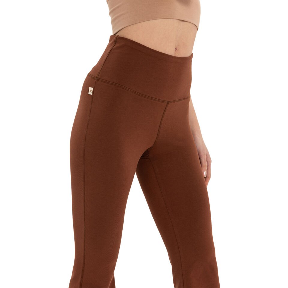 Inguz Roll Up Flare Toparlayıcı Yoga Pantolon