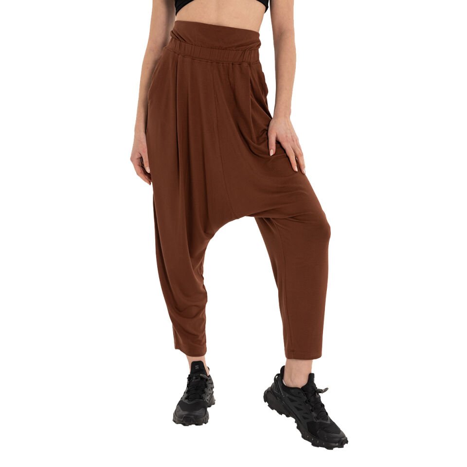 Inguz Beli Katlanabilir Yoga Şalvar