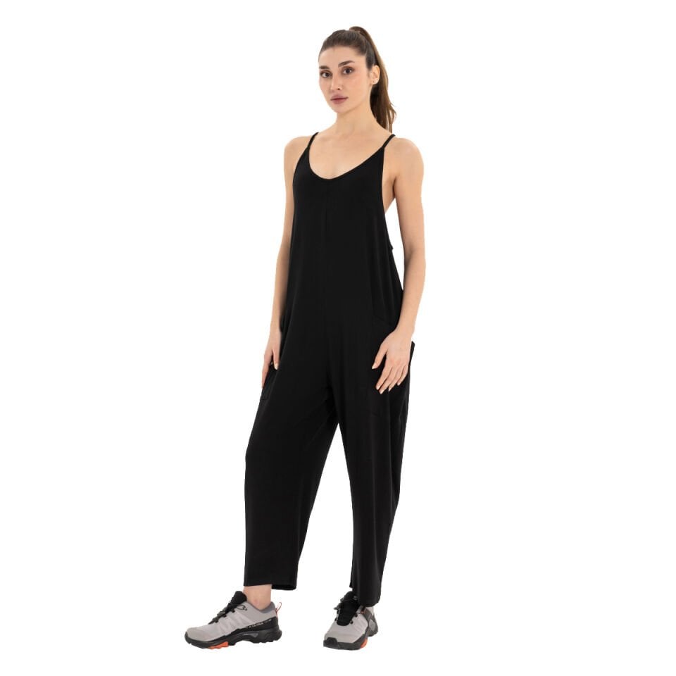 Pocket Detail Yoga Shalwar Jumpsuit