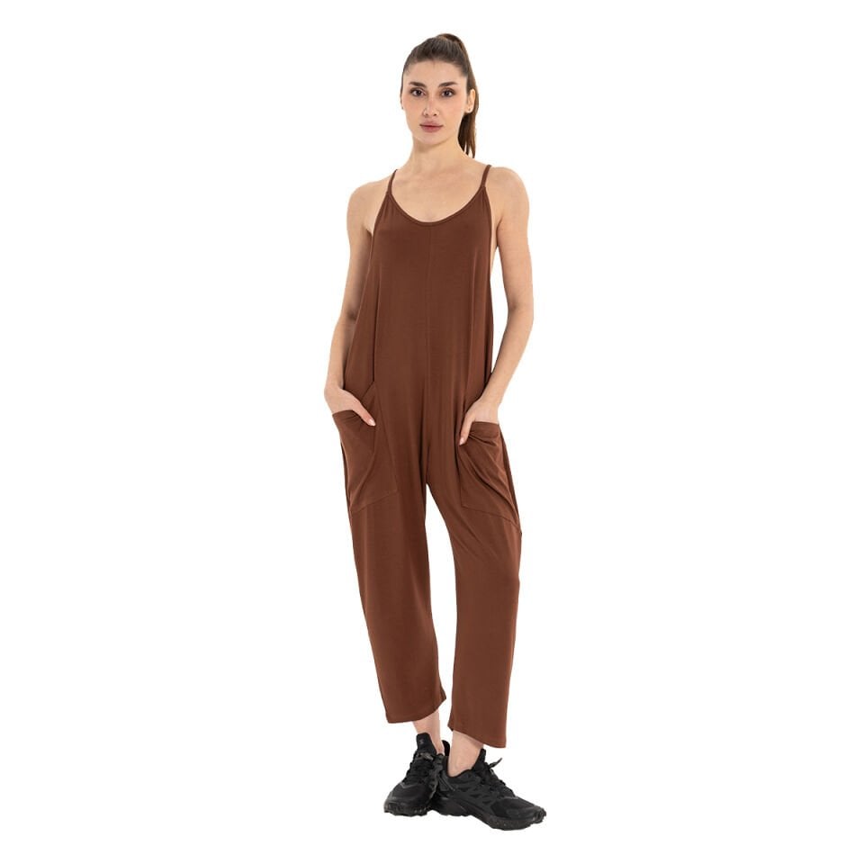 Pocket Detail Yoga Shalwar Jumpsuit