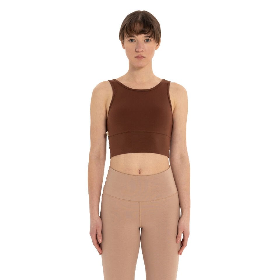 Thick Strap Basic Crop