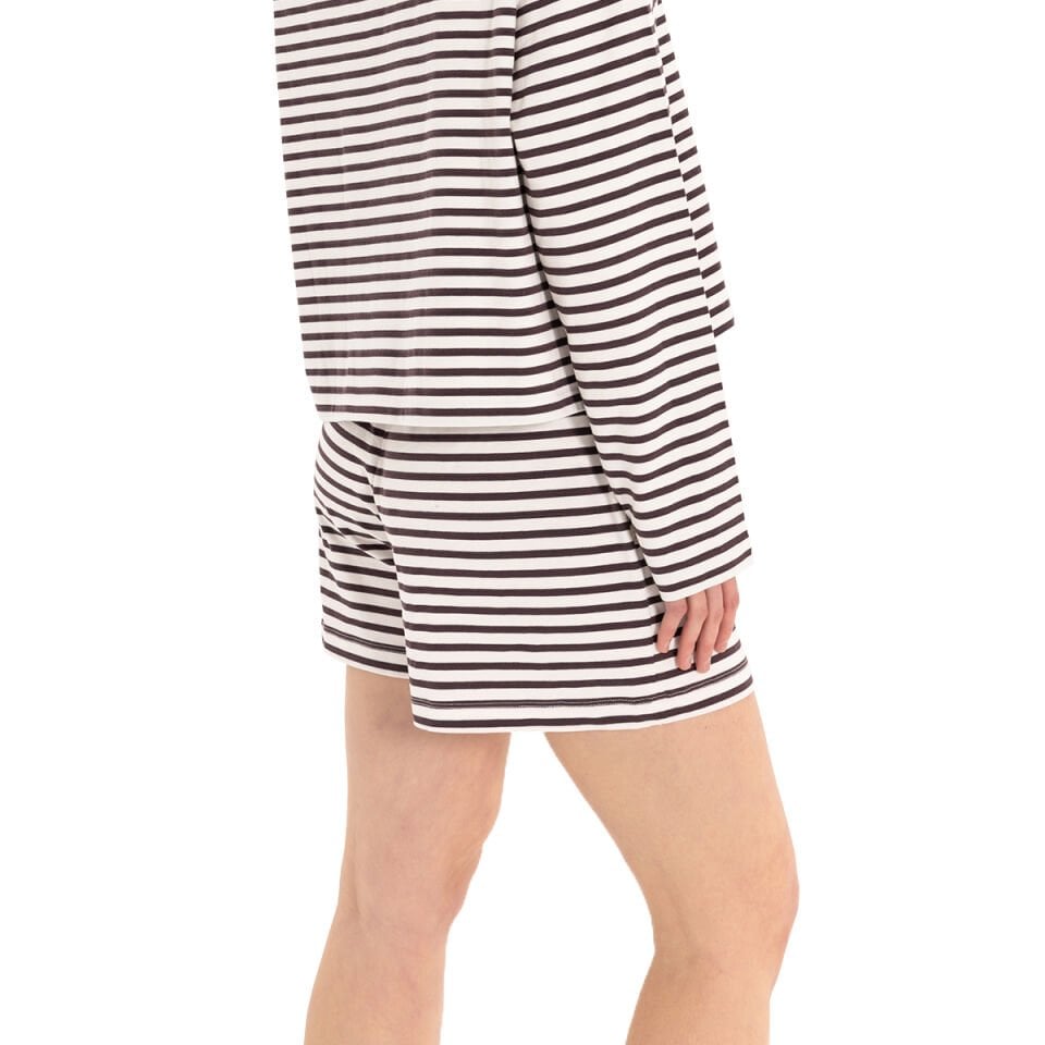 Striped 100% Cotton Shorts