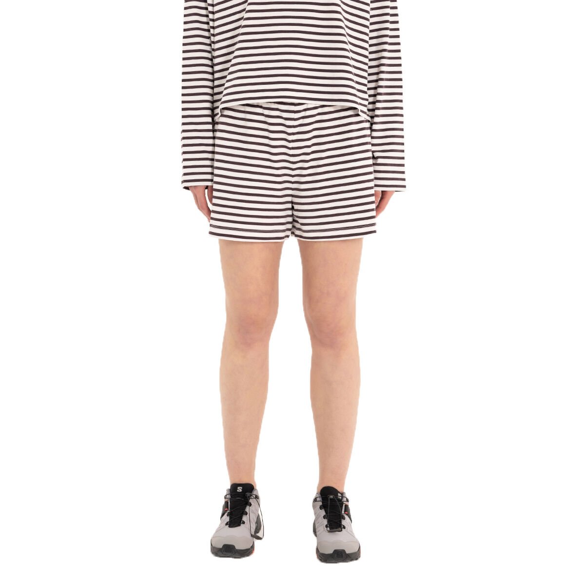Striped 100% Cotton Shorts