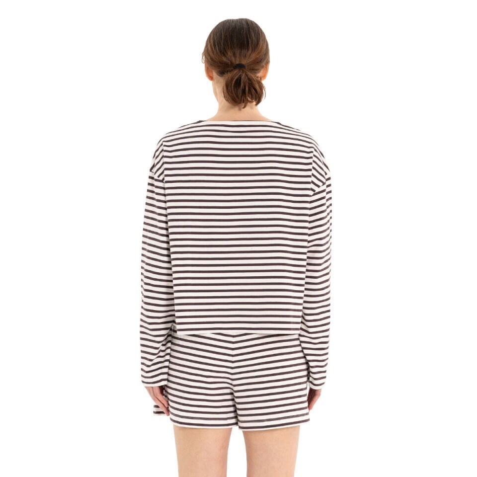 Inguz Stripe %100 Pamuk T-Shirt