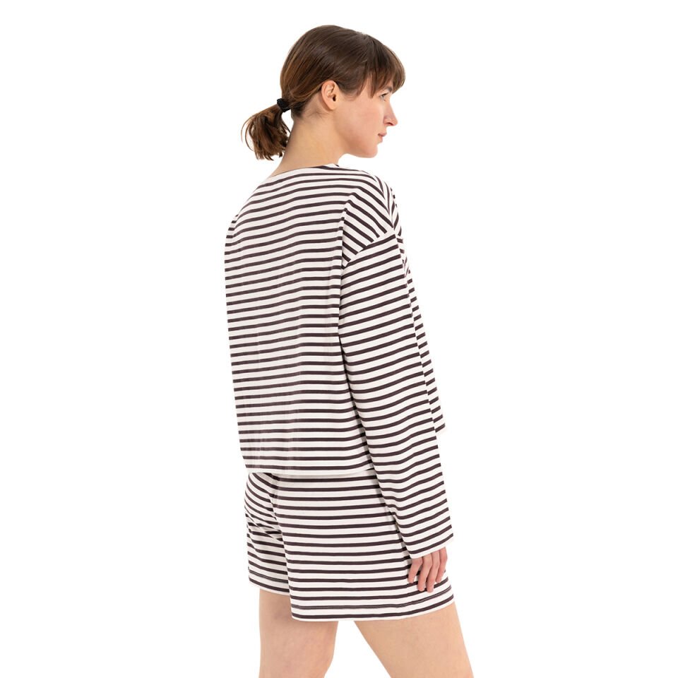 Stripe 100% Cotton T-Shirt