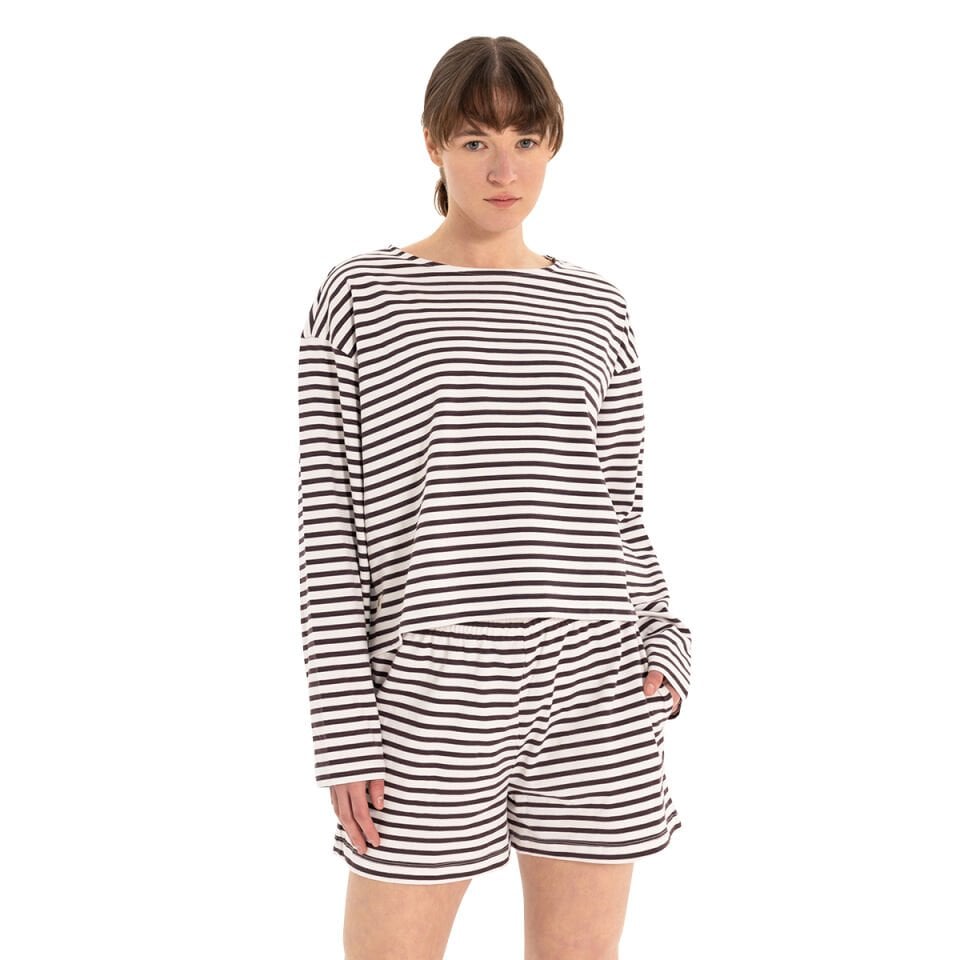 Inguz Stripe %100 Pamuk T-Shirt